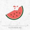 Plotterdatei / Plottervorlage Obst & Gemüse - Wassermelone