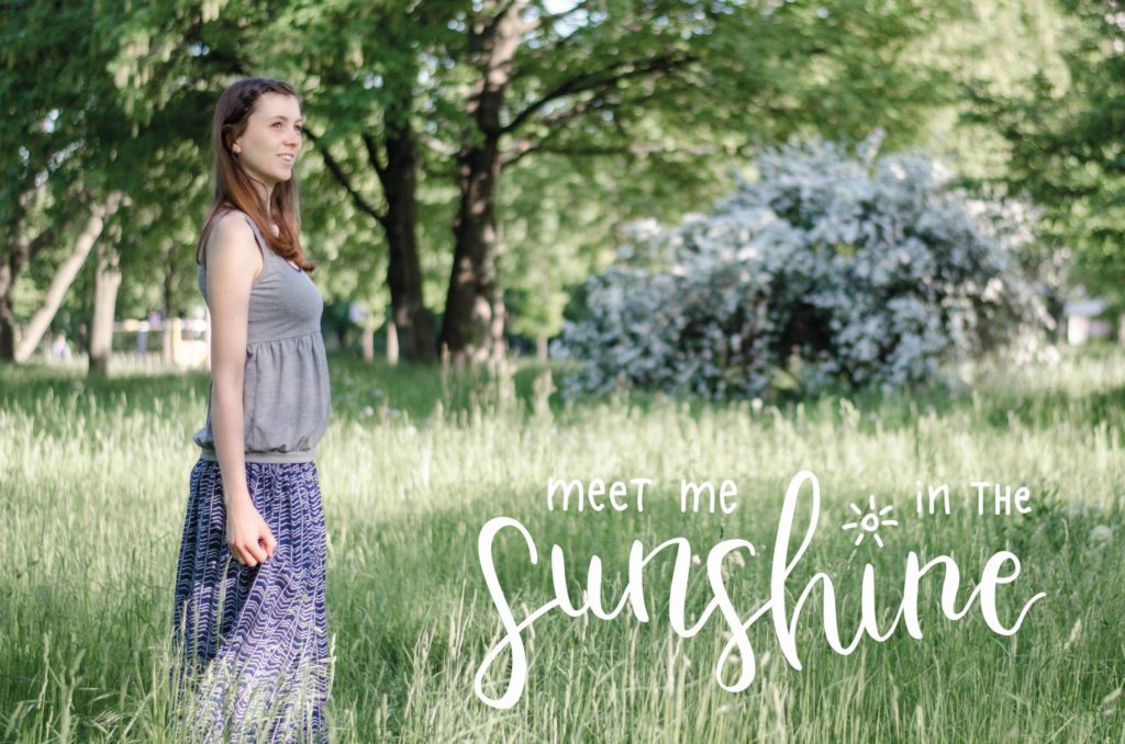 Meet me in the sunshine, Maxirock und Tanktop nähen, Schnittmuster #125 aus burda style und Basic Tank Top von ki-ba-doo